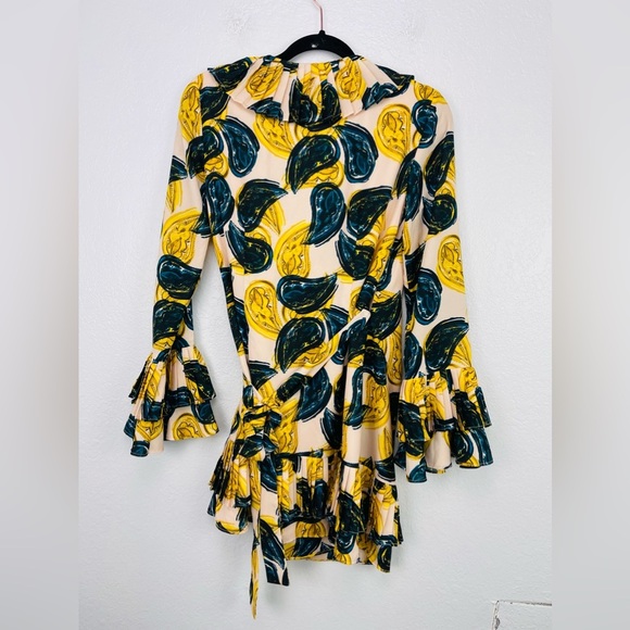 C/MEO Collective Island Time Temptation Blush Paisley Collection Wrap Dress - Picture 8 of 9